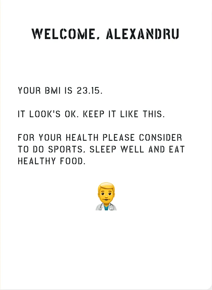 BMI Calculator